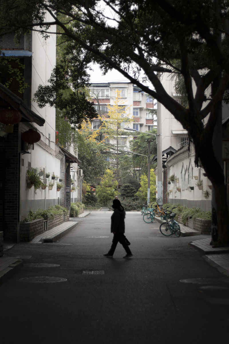 玉林的背影