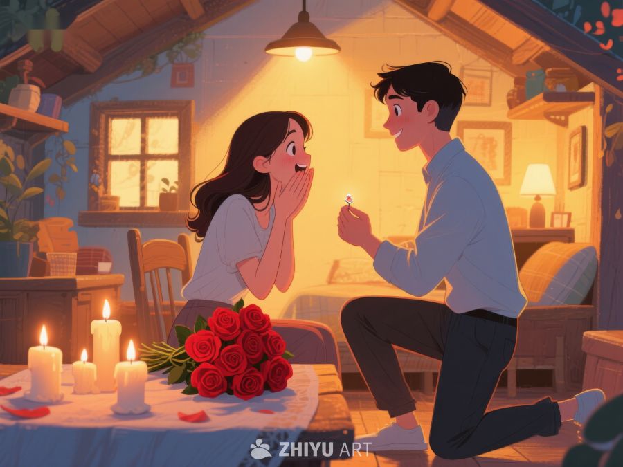 温馨求婚场景 770