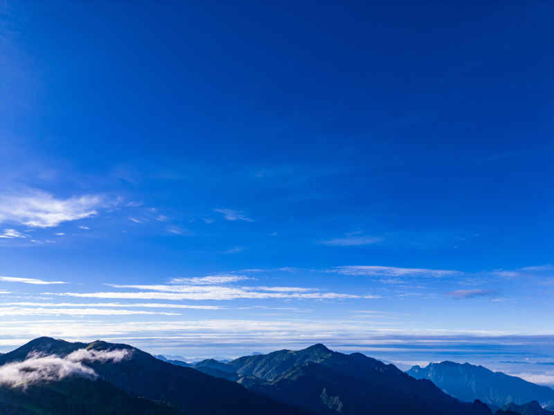 壮丽山河高山云海航拍 