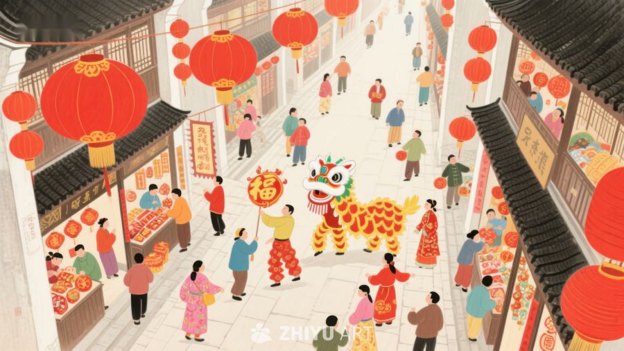 热闹街市迎新春 816