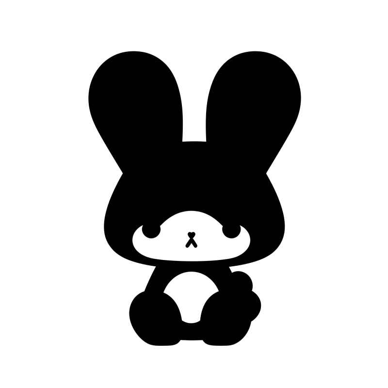 兔子贴纸素材 32
