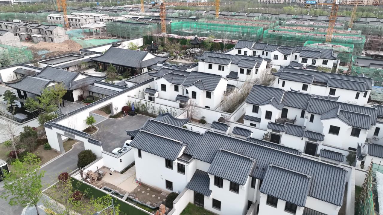 中式建筑航拍 10