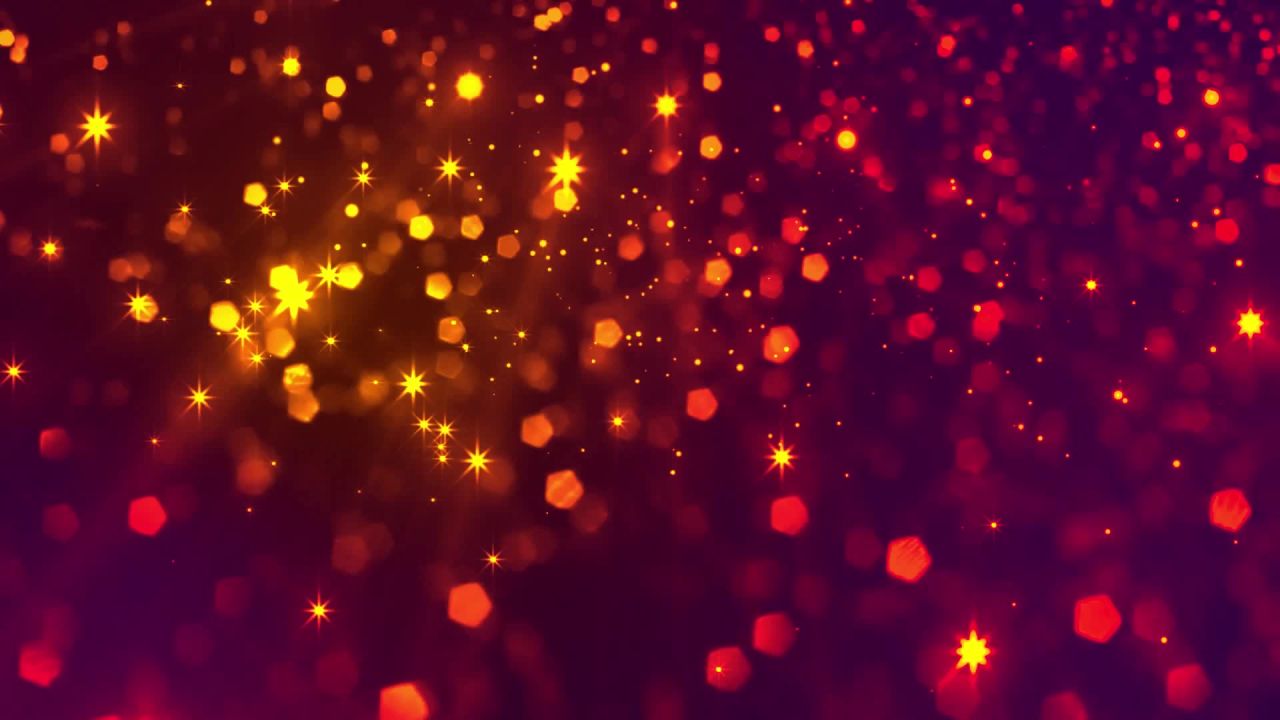 金色粒子舞台背景年会节日颁奖典礼庆祝 