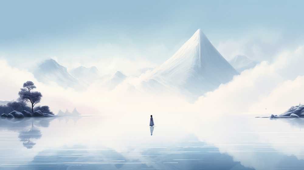 浅色唯美创意背景