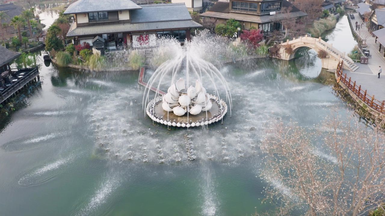 拈花湾喷泉