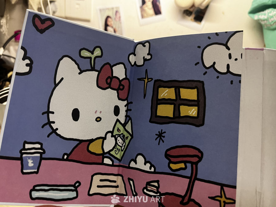 Hello Kitty的阅读时光