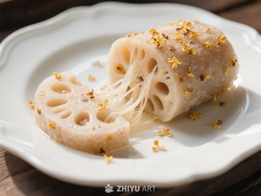 桂花糯米藕，传统中式甜点 140
