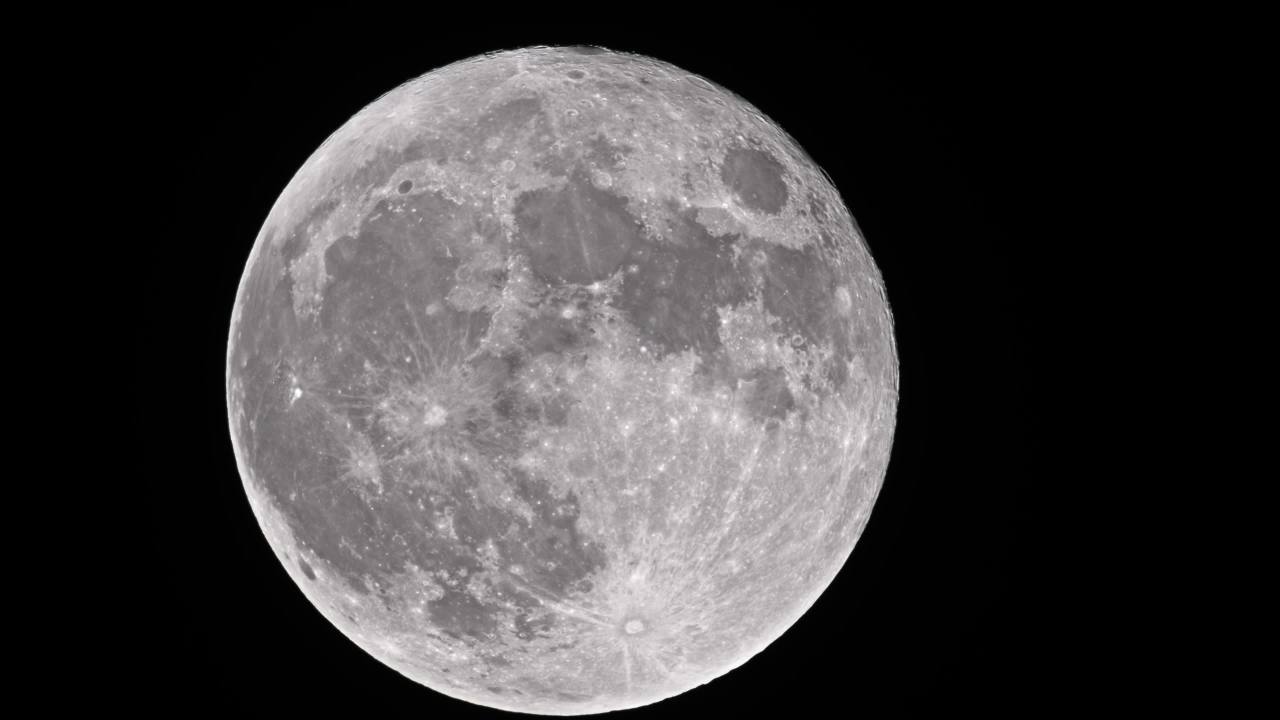 深夜玩天空月亮月球皎洁明月中秋满月 28