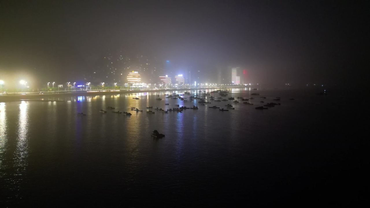 北海金滩夜景