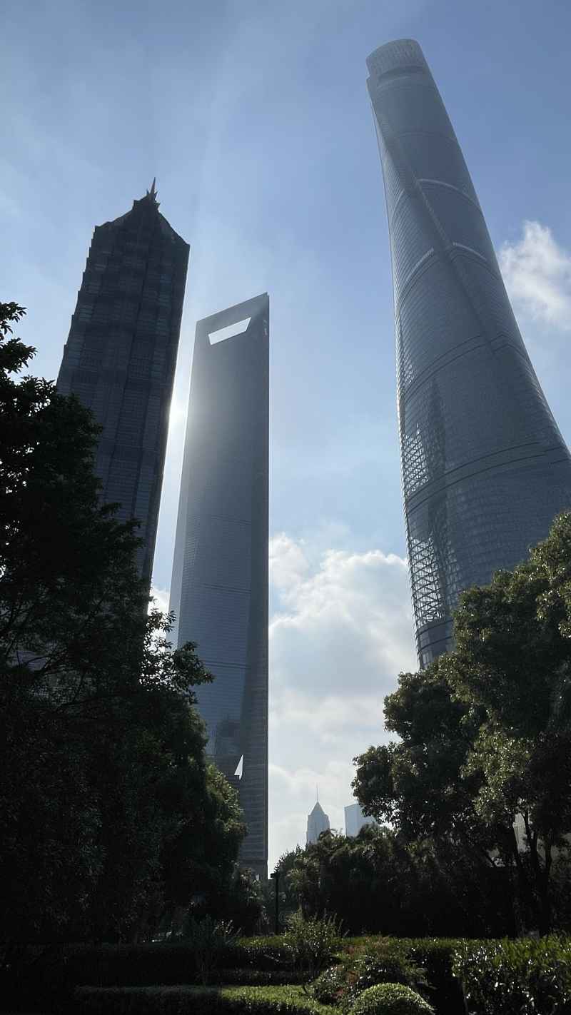 上海中心、金茂大厦、环球金融中心