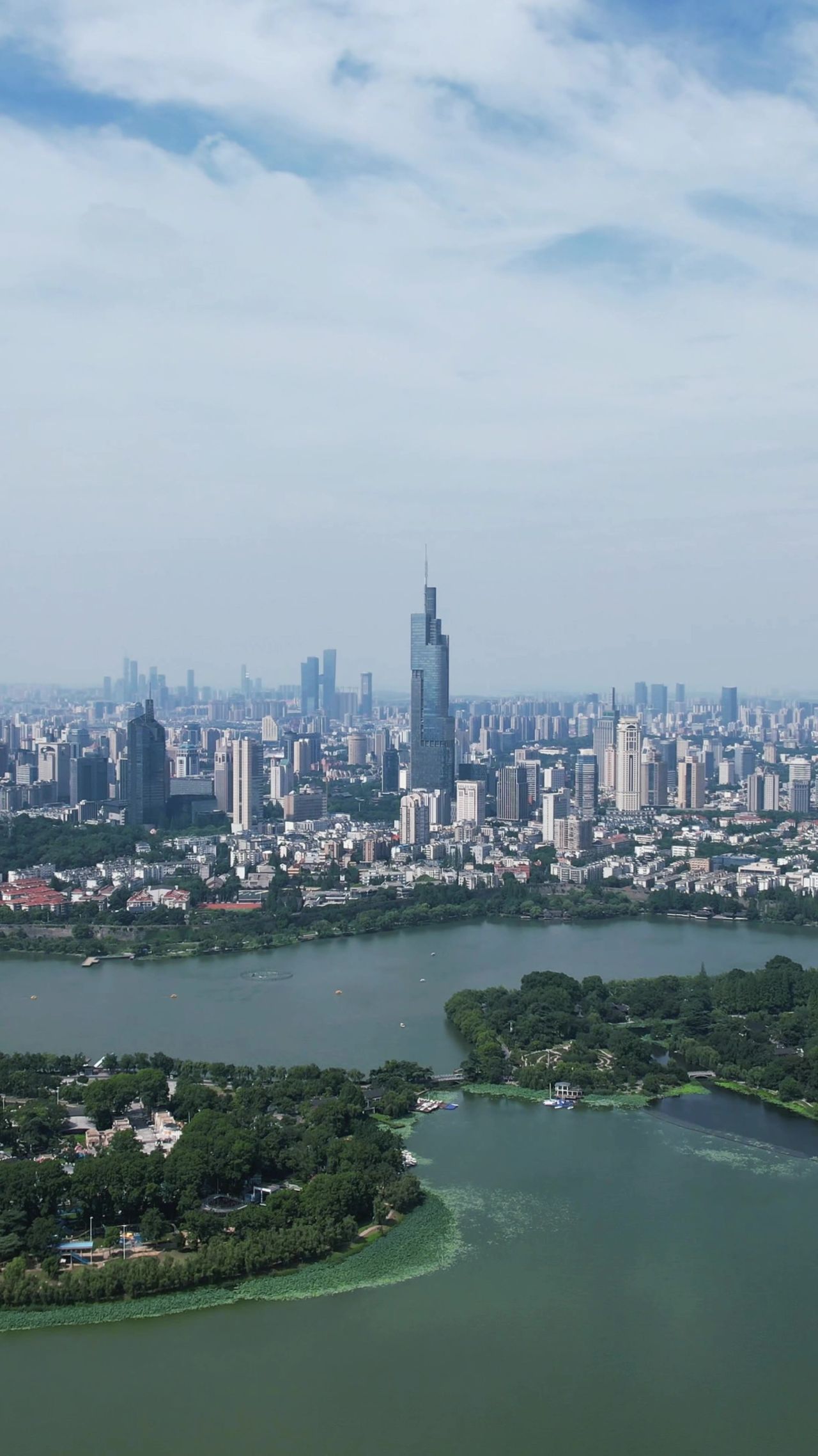 江苏南京城市风光地标建筑航拍 