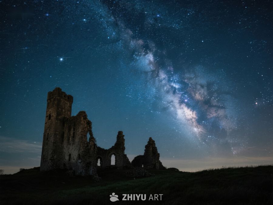 星空下的古老废墟 172