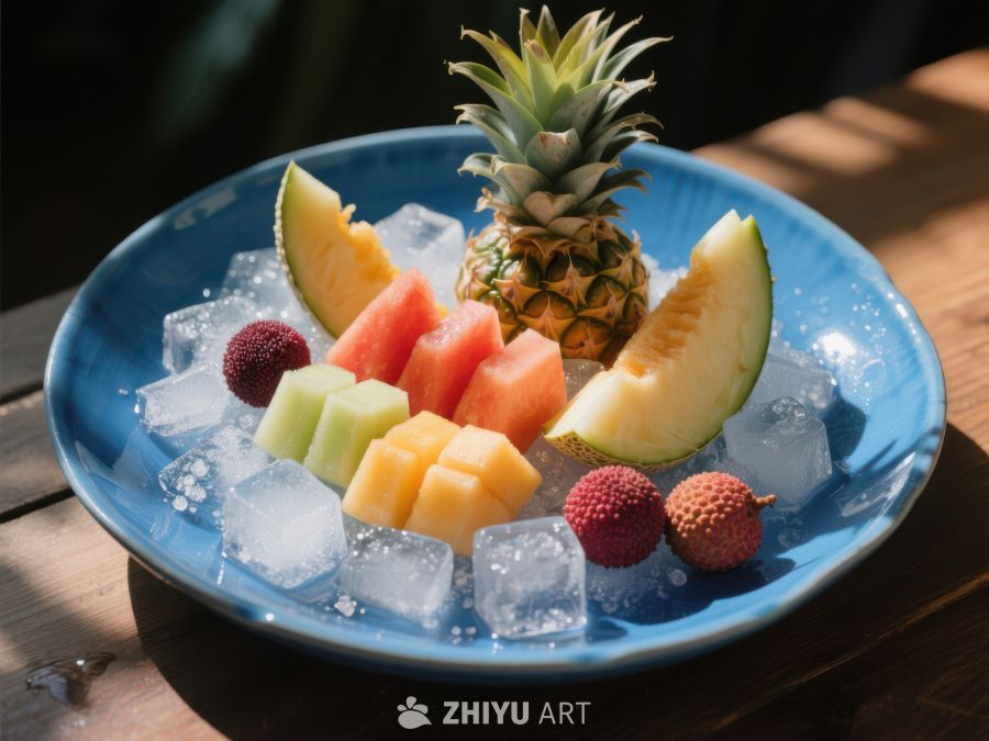 冰镇水果拼盘，清新夏日享受 26