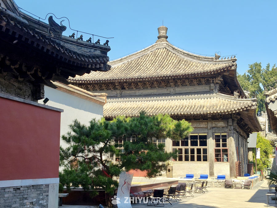 北京智珠寺及嵩祝寺庭院内景观