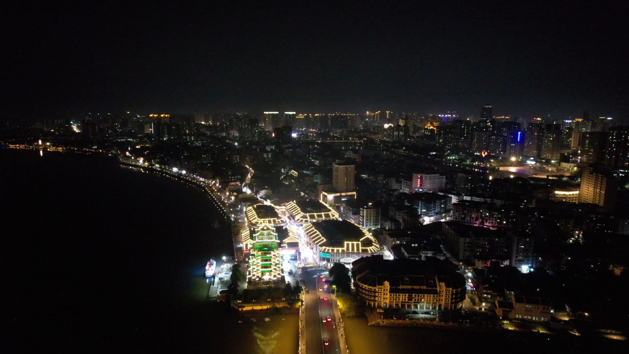 广东惠州合江楼航拍