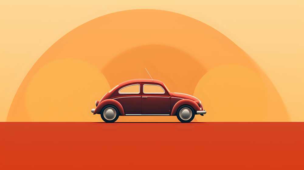 红色滴滴车