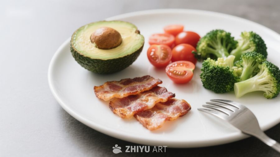 盘中健康食材组合