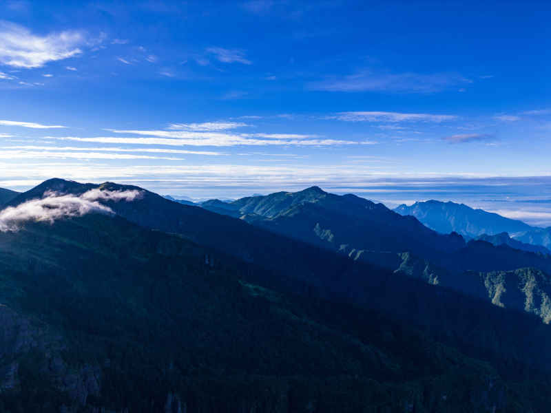壮丽山河高山云海航拍 