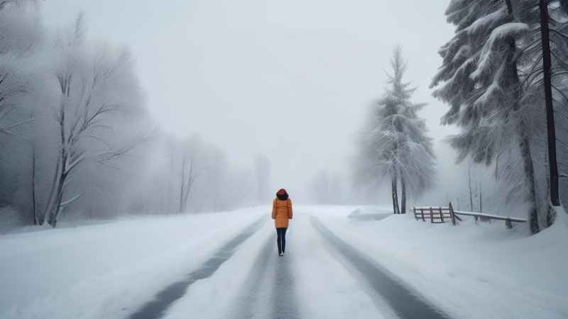 美丽冬季雪景 23