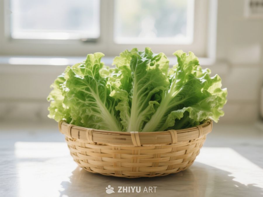 篮子里的新鲜生菜 218