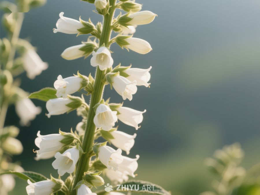 白色花朵的特写 5