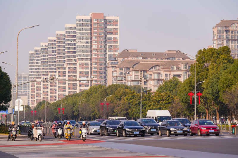 道路上的新春中国结 7