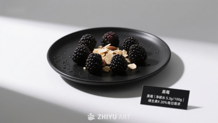 黑莓配坚果，健康美味 97