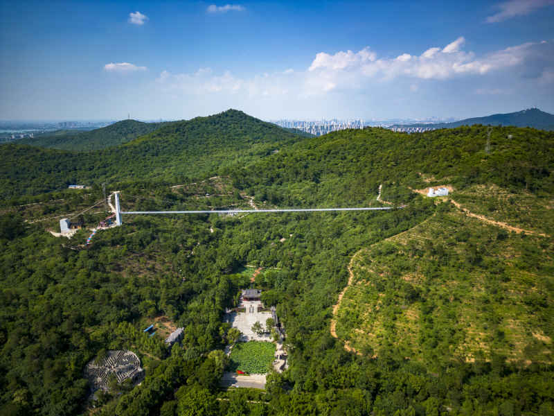 诸葛亮夫人黄家湾风景区航拍摄影图