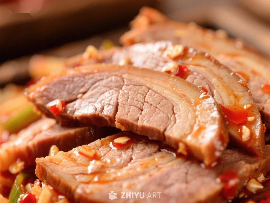 香辣牛肉片特写 1619