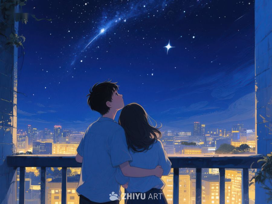 夜空下的情侣 1029