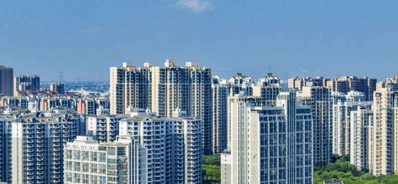 航拍昆山城市风光建筑大景 82