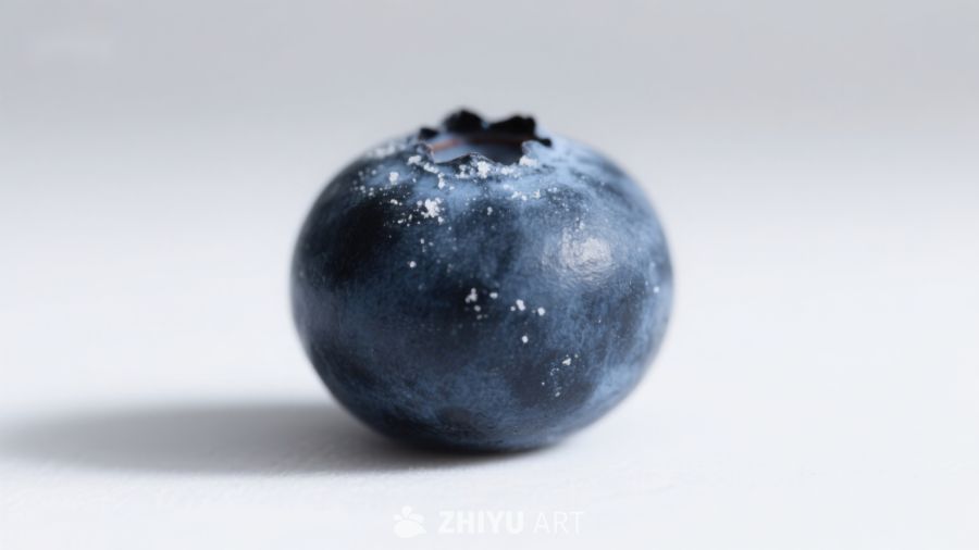 新鲜蓝莓的特写 713
