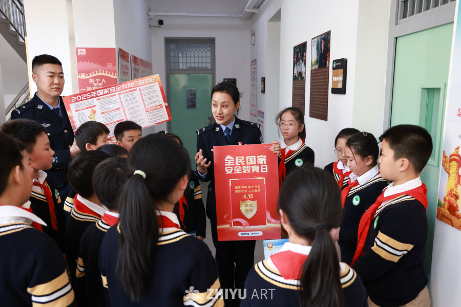 兰州公安：国家安全宣传进校园 6