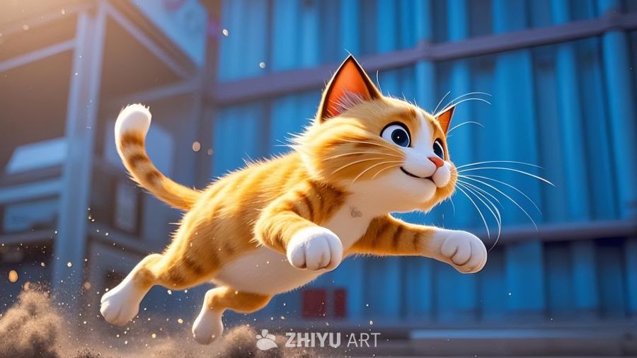 跳跃的猫