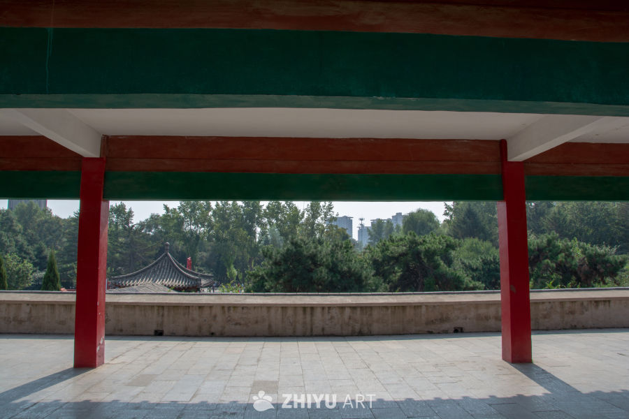 公园古风观景台