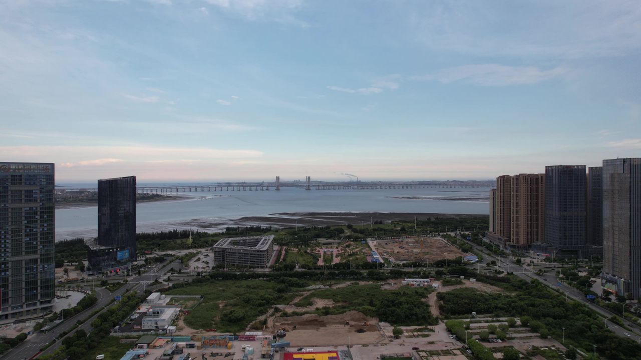 福建泉州城市风光地标建筑航拍