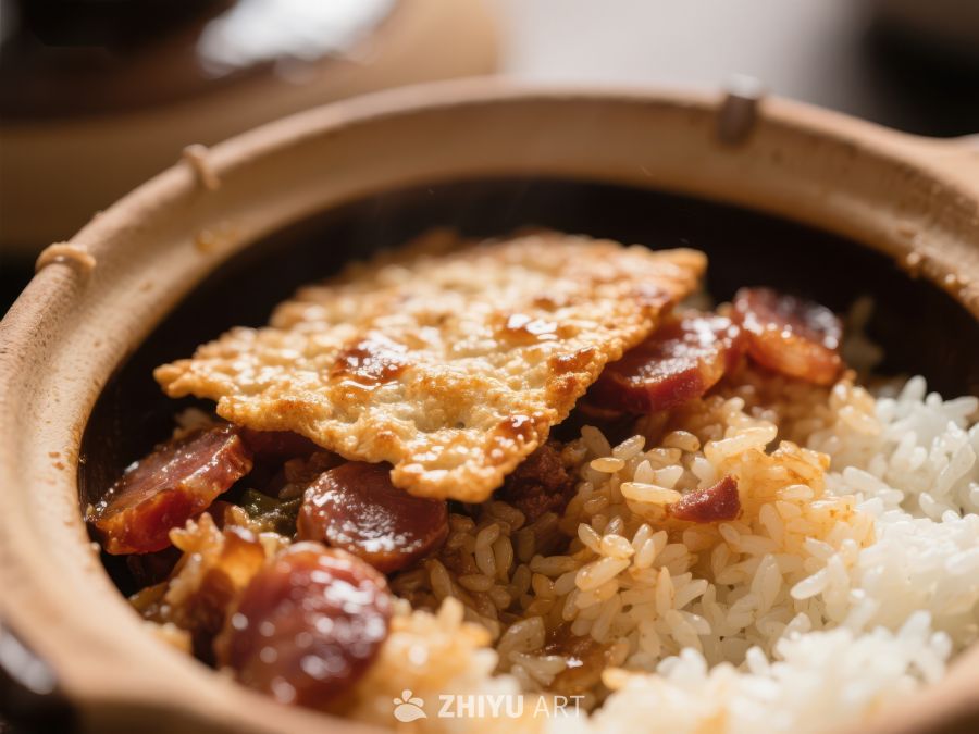 煲仔饭：腊肠与蛋香的完美融合 12