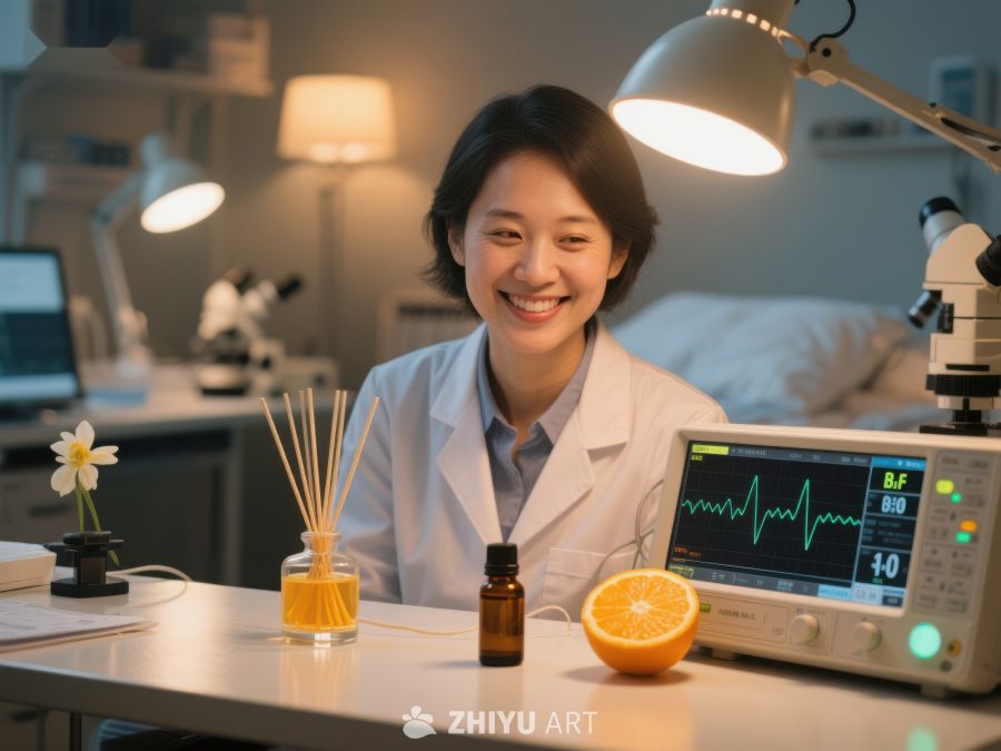 实验室中的微笑科研人员 476