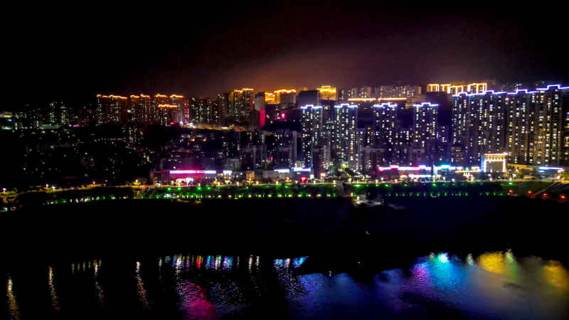 湖北宜昌城市夜景