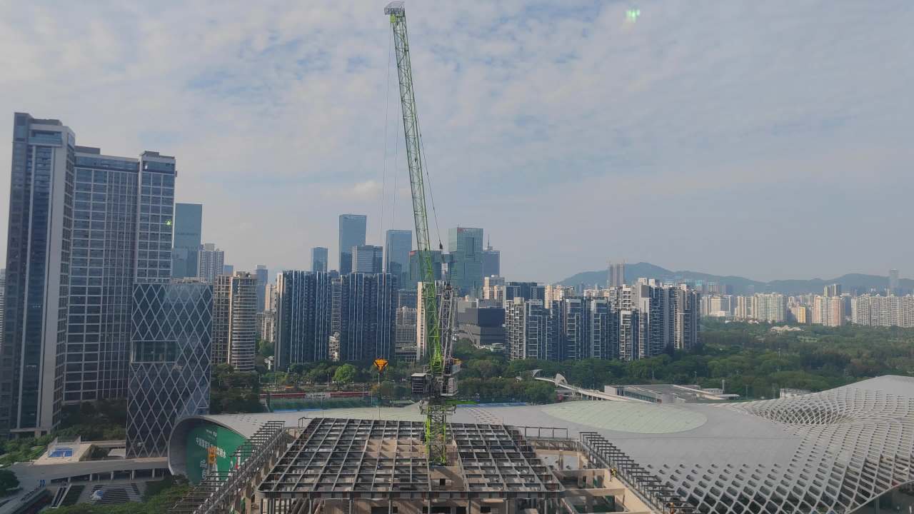 繁忙的都市建设