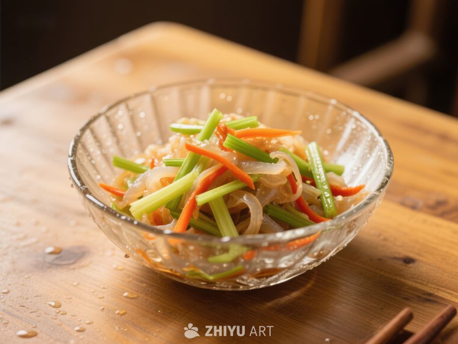 清新蔬菜拌粉条 1256