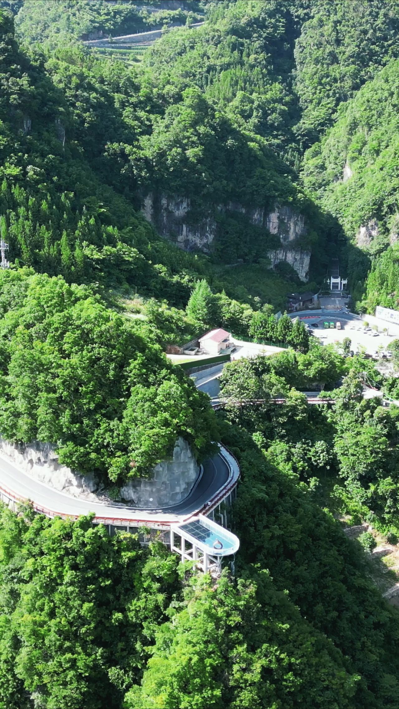  湖北 襄阳 尧治河 4A景区 景 竖屏 航拍 