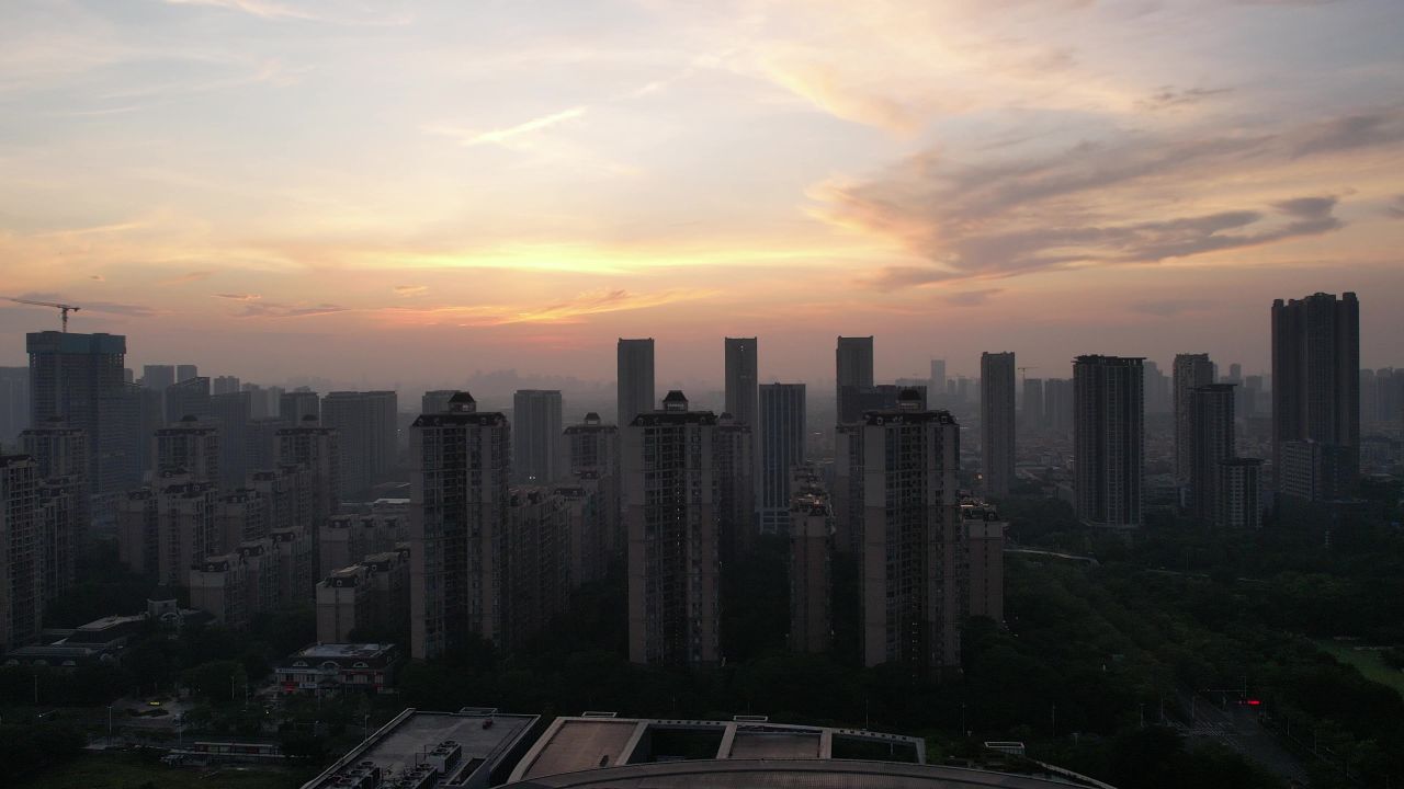 佛山清晨日出航拍 4