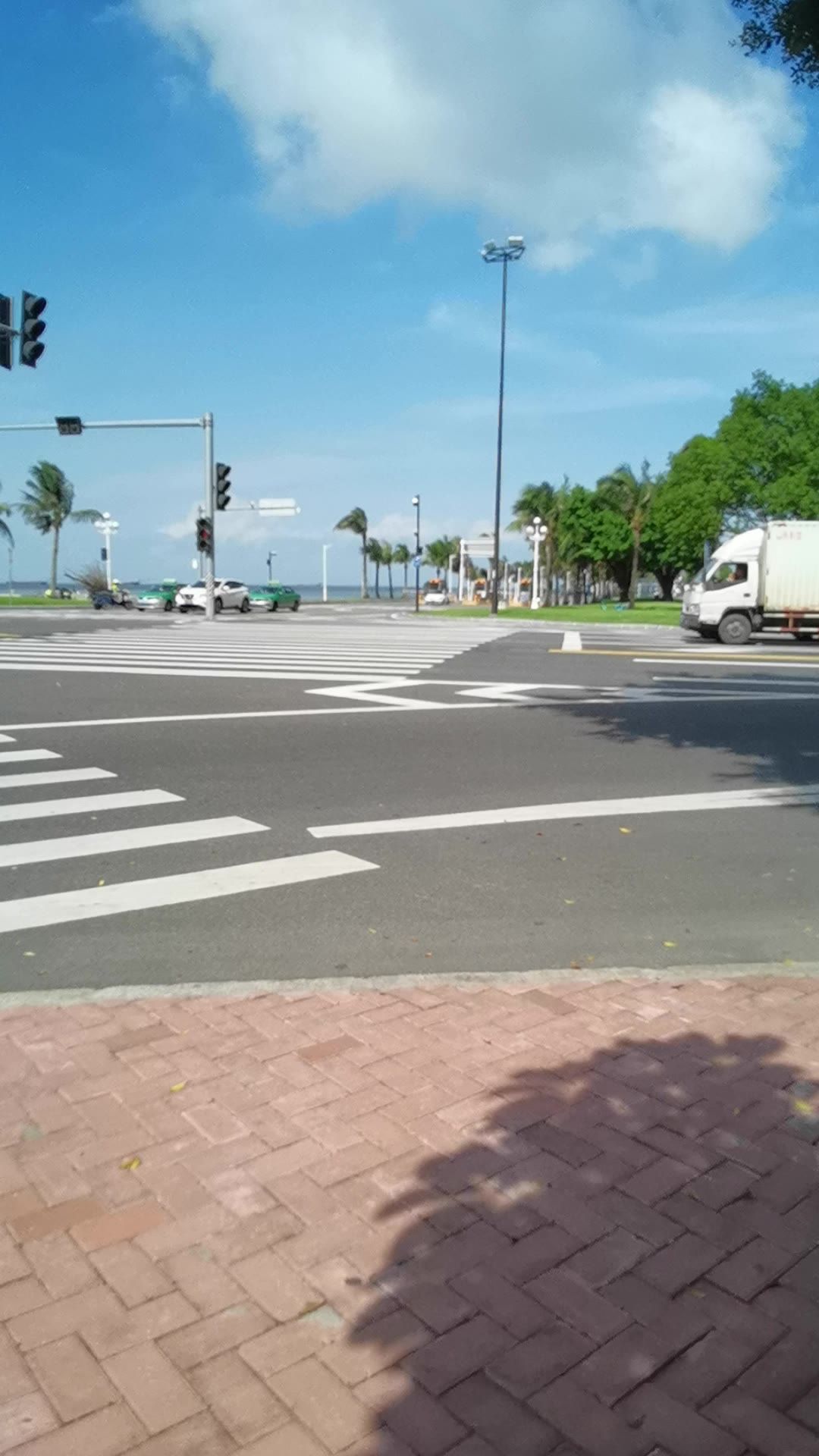 公路旁的风景