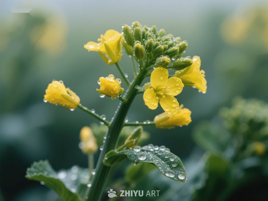 雨后油菜花绽放 594