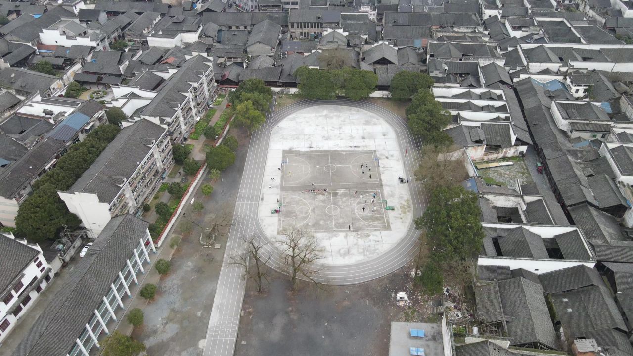 湖南洪江黔阳古城4A景区航拍 