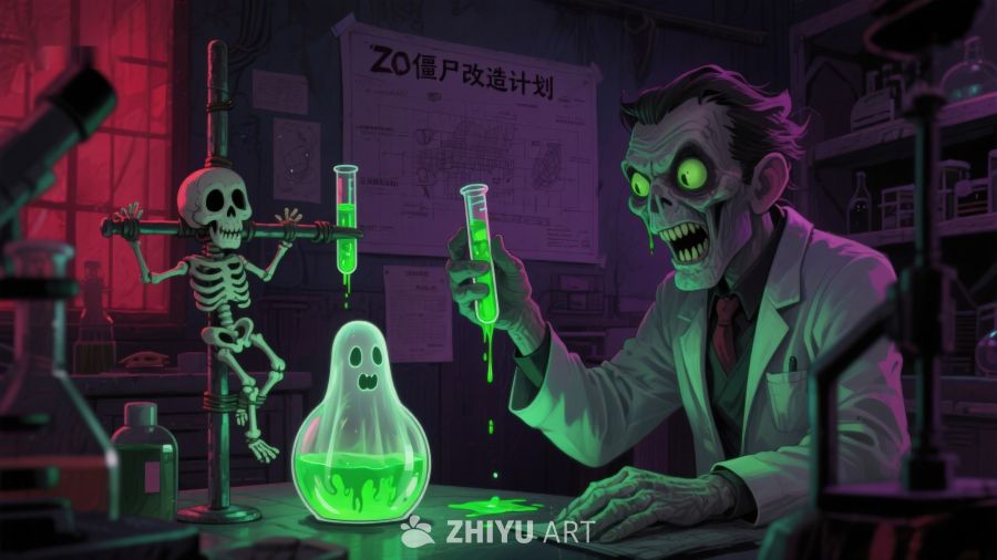 疯狂科学家的僵尸改造实验