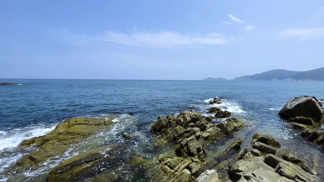 威海浅滩礁石1
