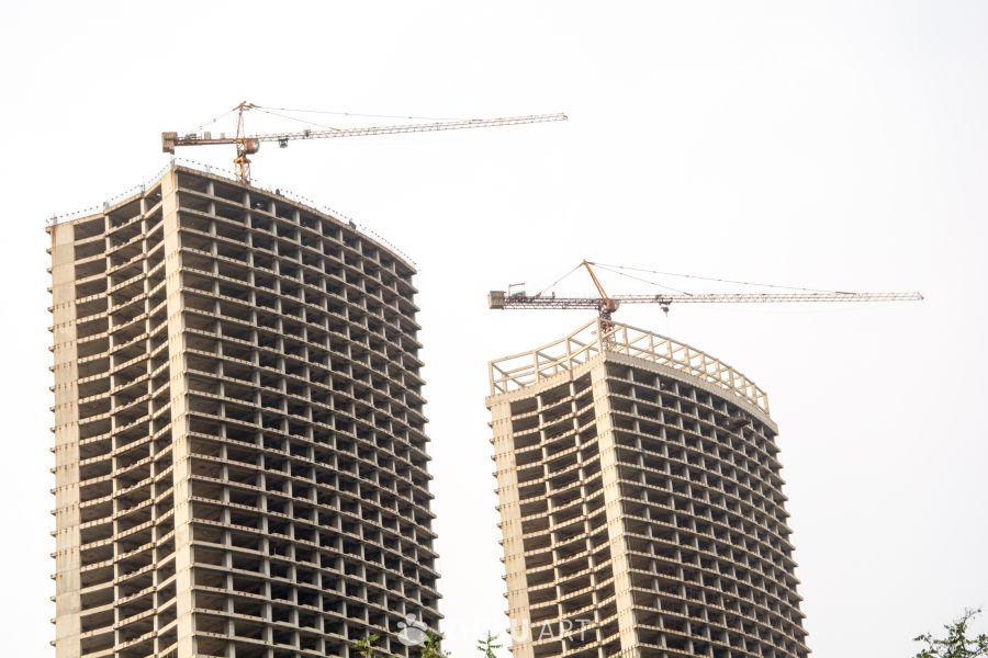 城市在建商业大楼
