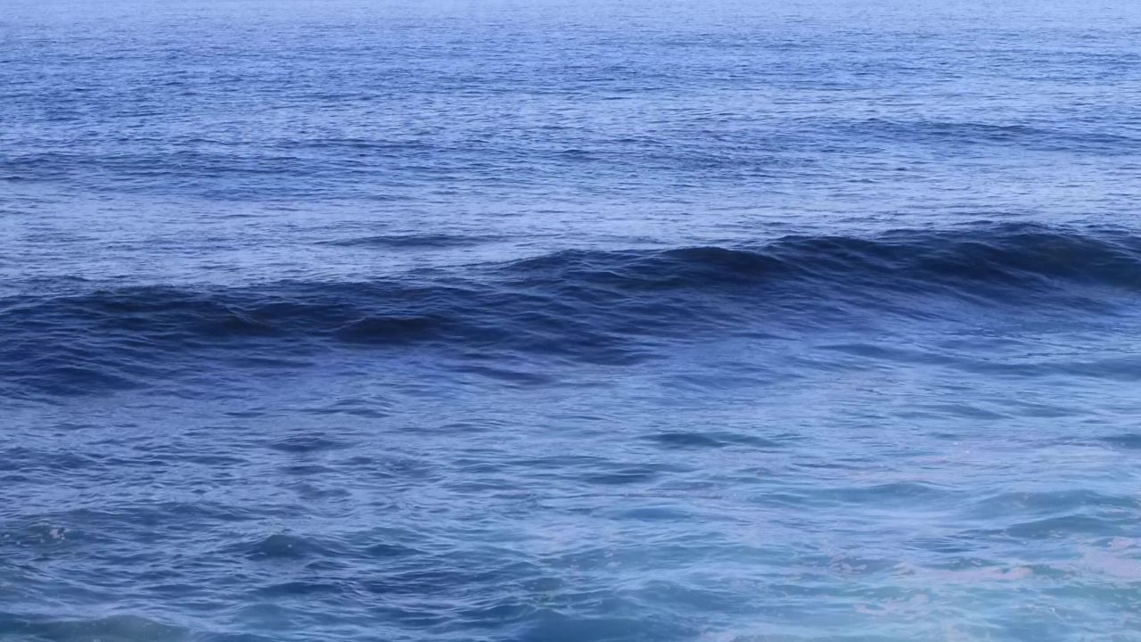 海洋波蓝色表面海